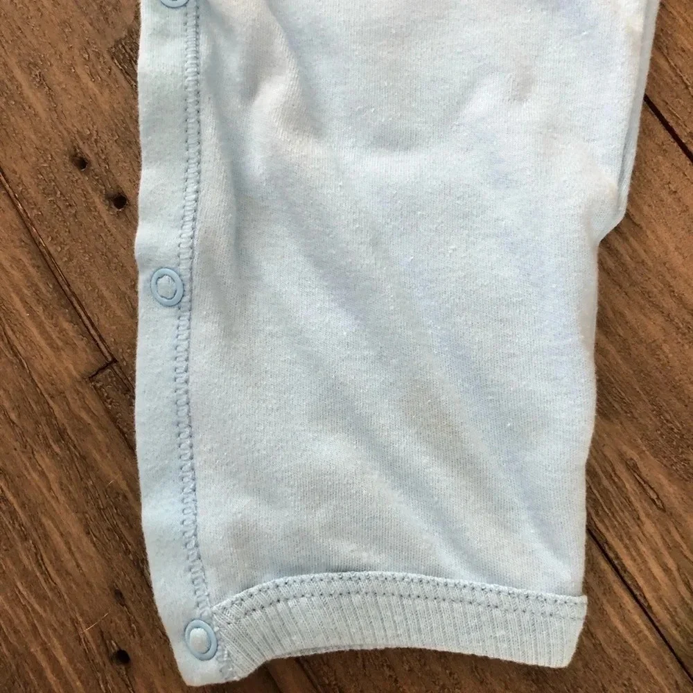 NWT Vintage Oneita Cotton‎ Blue One Piece Sleeper
